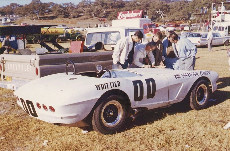 Dave MacDonald and Jim Simpson in the Corvette Special